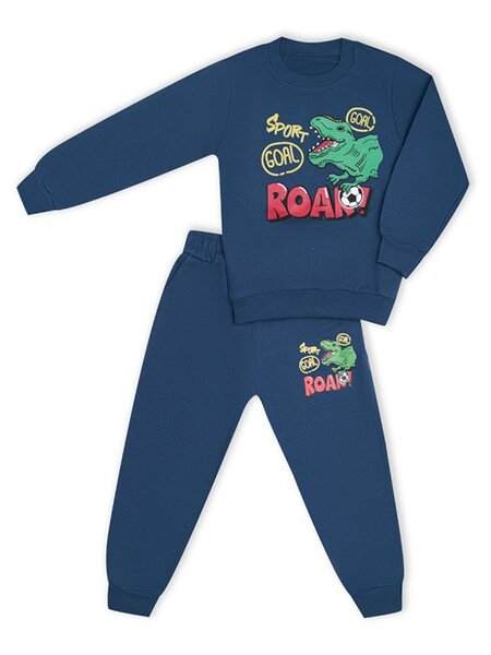 Костюм Мальчикам Россия Серо-синий Динозавр (фото 1)