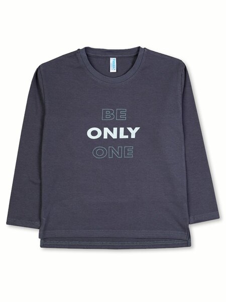 Лонгслив Мальчикам Takro Графит Надпись (фото 1)