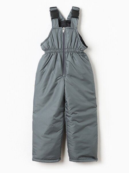 Полукомбинезон зимний Мальчикам Россия Серый светлый Без рисунка (фото 1)