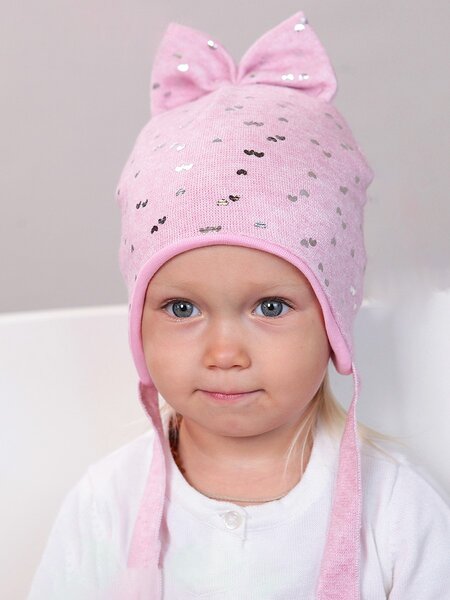 Шапка Девочкам Россия Микс Сердечки (фото 1)