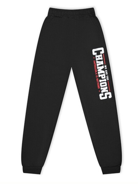 Брюки Мальчикам Россия Чёрный Надпись (фото 1)