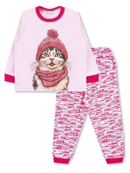 Пижама Девочкам Юлала Розовый Кошка (фото 1)