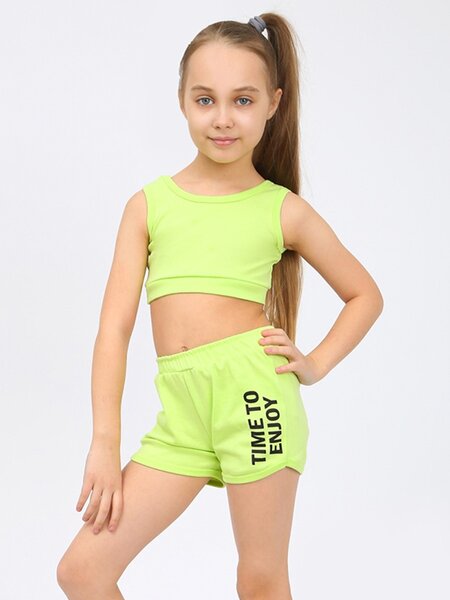 Костюм Девочкам Ивашка Салатовый Без рисунка (фото 1)