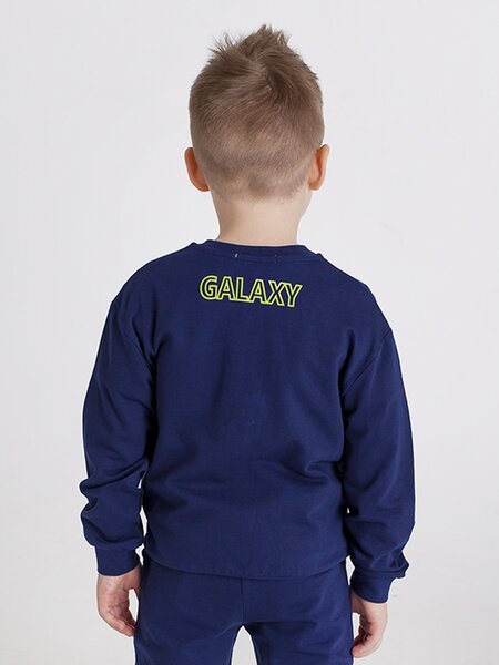 Толстовка Мальчикам Takro Синий тёмный Инопланетянин (фото 2)