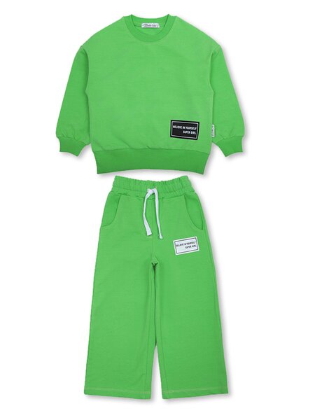 Костюм Девочкам Bonito Салатовый Надписи (фото 1)
