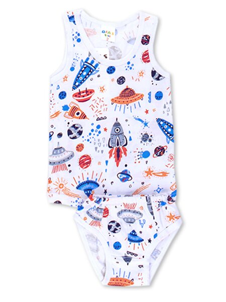 Комплект Мальчикам Узбекистан Белый Космос (фото 1)