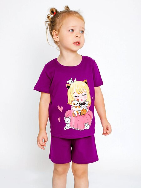 Костюм Девочкам Ивашка Сливовый Девочка (фото 1)