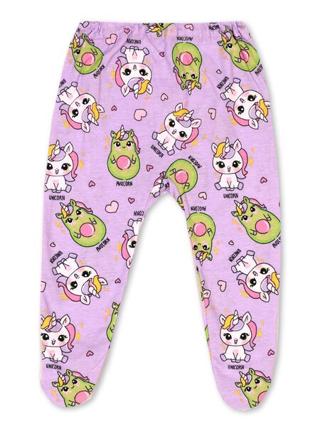 Ползунки Новорождённым Россия Сиреневый Единорог (фото 1)