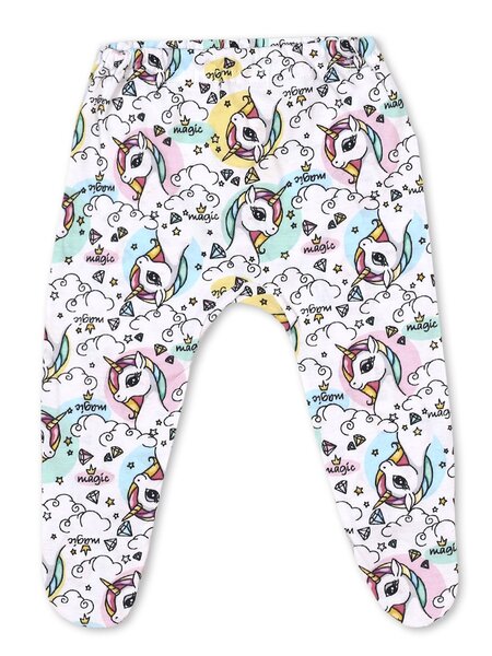 Ползунки Новорождённым Россия Белый Единороги (фото 1)