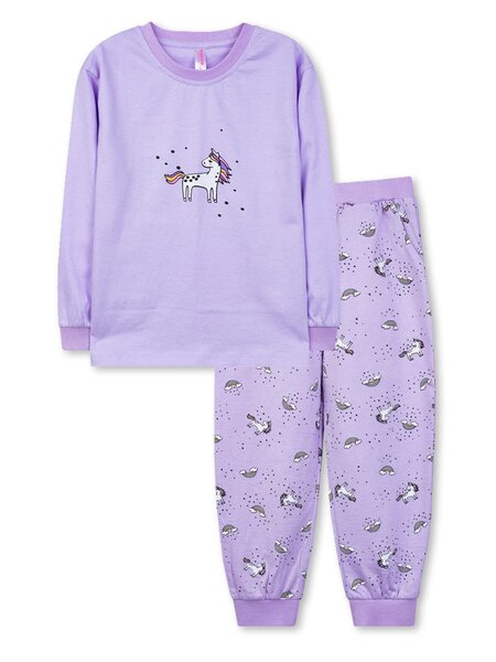 Пижама Девочкам Takro Сиреневый Единорог (фото 1)