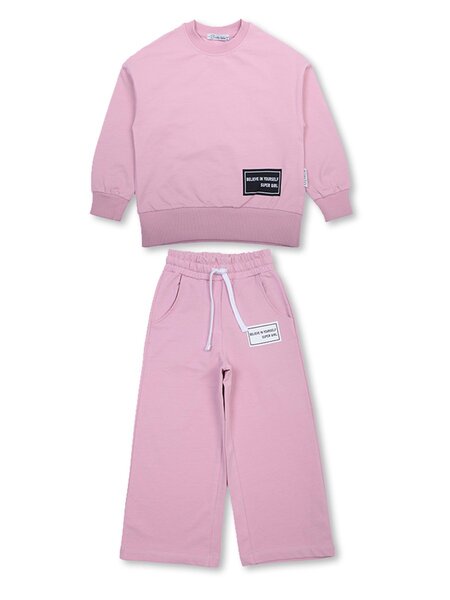 Костюм Девочкам Bonito Розовый светлый Надписи (фото 1)