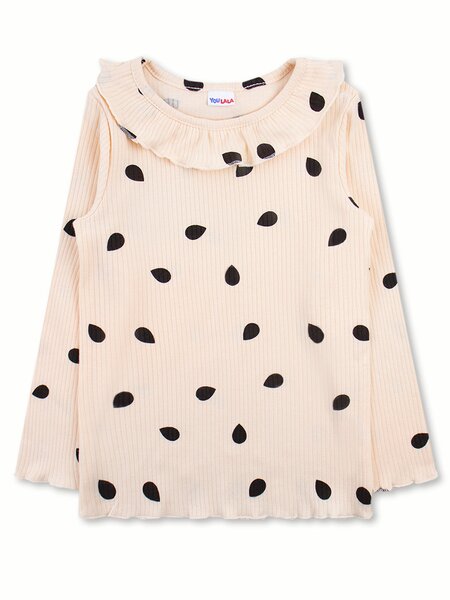 Водолазка Девочкам Юлала Бежевый Капельки (фото 1)