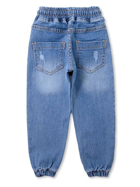 Джинсы Девочкам Bonito Синий Без рисунка (фото 2)