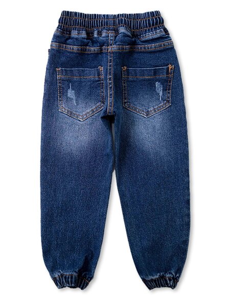 Джинсы Девочкам Bonito Синий тёмный Без рисунка (фото 2)