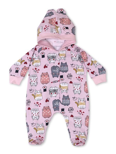 Комбинезон Новорождённым Россия Розовый Кошки (фото 1)