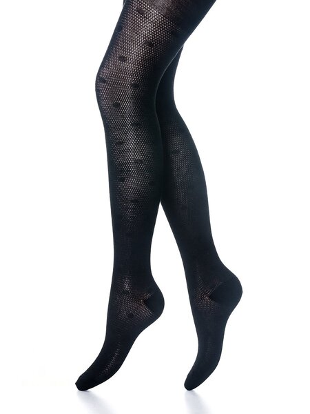 Колготки Девочкам Para socks Чернильный Горошек (фото 1)