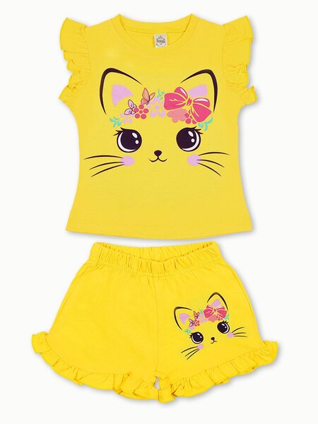 Костюм Девочкам Bonito Жёлтый Кошка (фото 1)