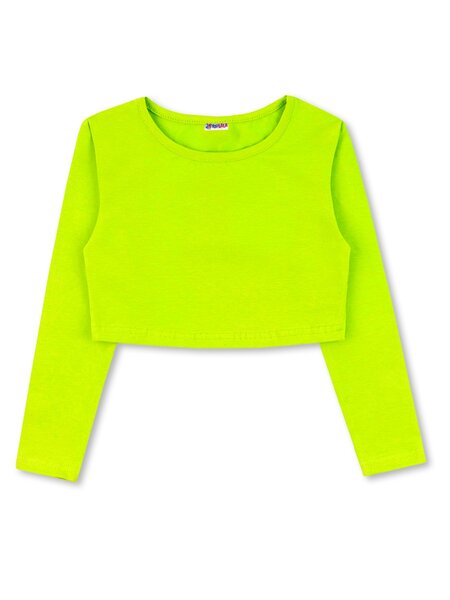 Топ Девочкам Юлала Салатовый Без рисунка (фото 1)