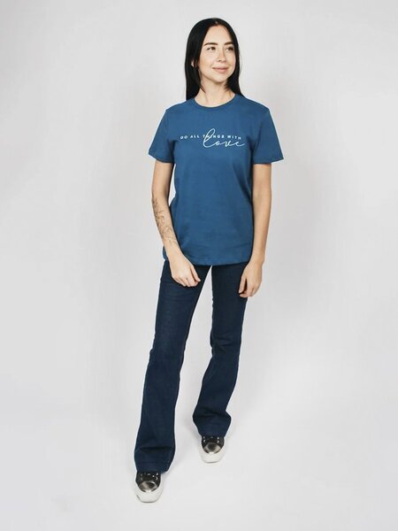 Футболка Женщинам Be friends Изумрудный Надпись (фото 1)