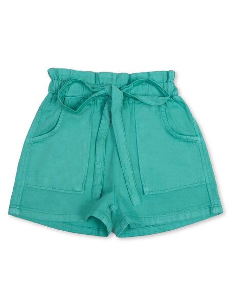 Шорты Девочкам Bonito Изумрудный Без рисунка (фото 1)