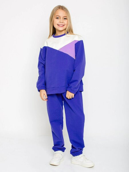 Костюм Девочкам Ивашка Фиолетовый Геометрия (фото 1)