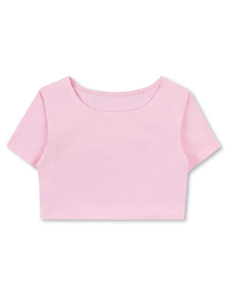 Топ Девочкам Юлала Розовый светлый Без рисунка (фото 1)