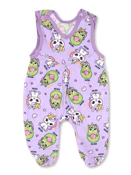 Ползунки высокие Новорождённым Россия Сиреневый Единорог (фото 1)