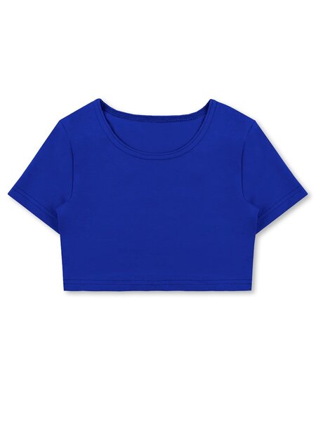 Топ Девочкам Юлала Ультрамарин Без рисунка (фото 1)