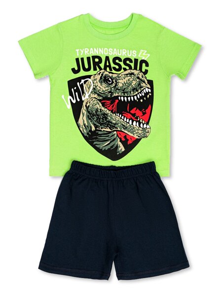 Костюм Мальчикам Россия Салатовый; Чернильный Динозавр (фото 1)