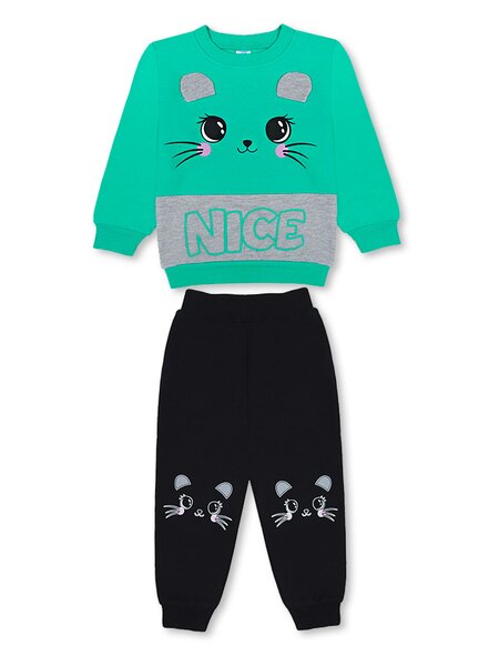 Костюм Девочкам Bonito Зелёный; Чёрный Мордочка (фото 1)