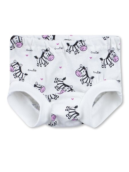 Трусы под памперс Новорождённым Юлала Белый; Розовый Зебры (фото 1)