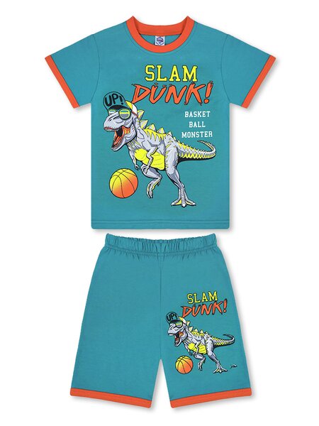 Костюм Мальчикам Bonito Бирюзовый Динозавр (фото 1)