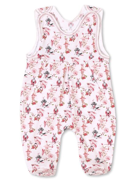 Ползунки высокие Новорождённым Россия Белый; Красный Зверята (фото 1)