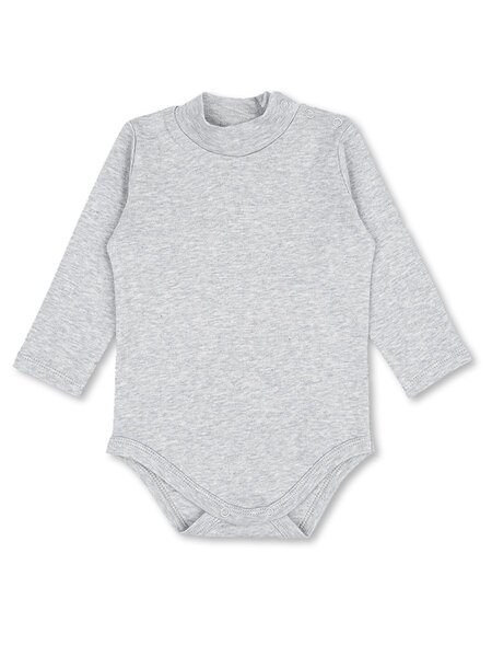 Боди Новорождённым Россия Серый меланж Без рисунка (фото 1)