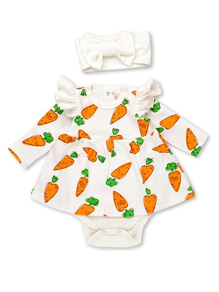 Комплект Новорождённым Россия Молочный Морковки (фото 1)