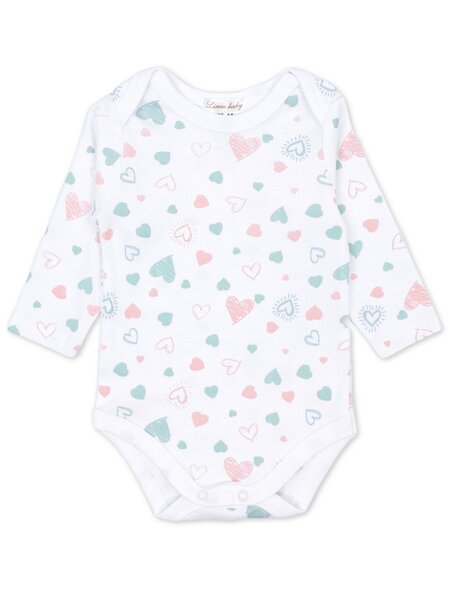 Боди Новорождённым Армения Белый Сердечки (фото 1)
