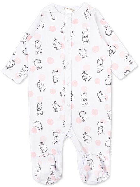 Комбинезон Новорождённым Армения Белый Зайки (фото 1)