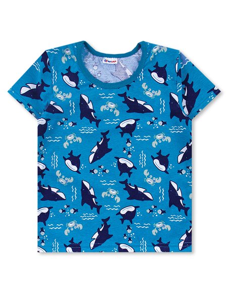 Футболка Мальчикам Юлала Синий Акулы (фото 1)
