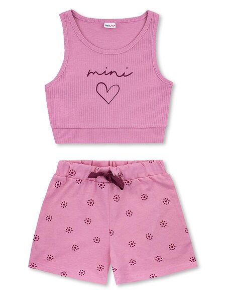 Костюм Девочкам Юлала Розовый Цветы (фото 1)