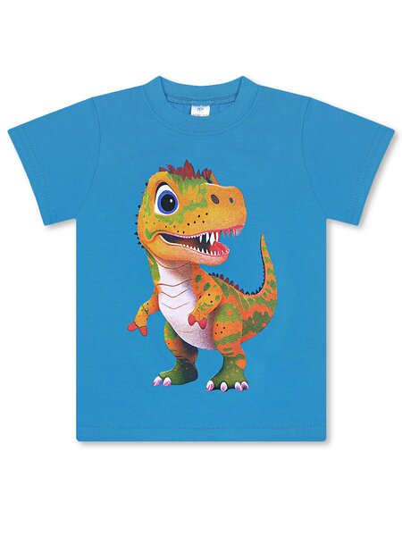 Футболка Мальчикам Bonito Синий Динозавр (фото 1)