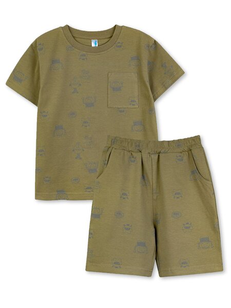 Пижама Мальчикам Takro Оливковый Монстры (фото 1)