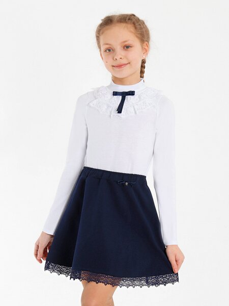 Юбка Девочкам Kip Чернильный Без рисунка (фото 1)