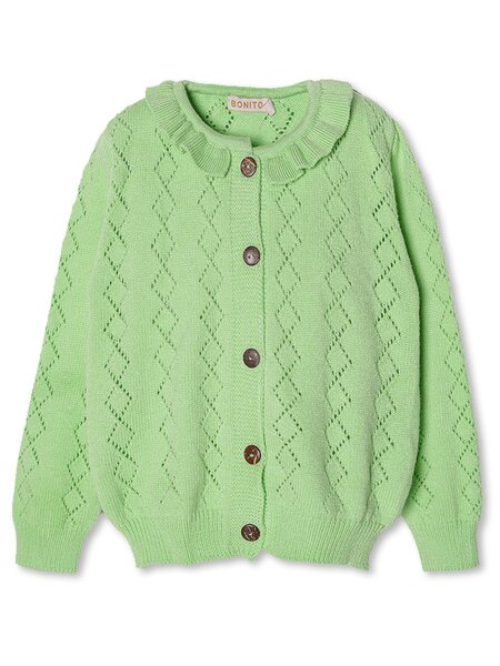 Кардиган Девочкам Bonito Салатовый Без рисунка (фото 1)