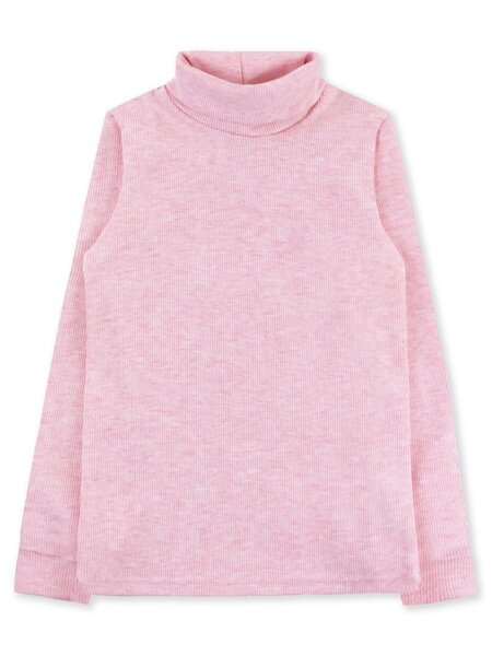 Водолазка Девочкам Юлала Розовый меланж Без рисунка (фото 1)