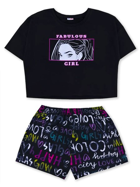 Костюм Девочкам Юлала Чёрный Девушка (фото 1)