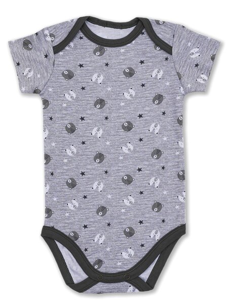 Боди Новорождённым Армения Серый меланж Мишки (фото 1)