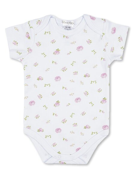 Боди Новорождённым Армения Белый Цветы (фото 1)