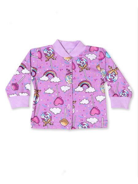 Кофточка Новорождённым Россия Сиреневый Сладости (фото 1)