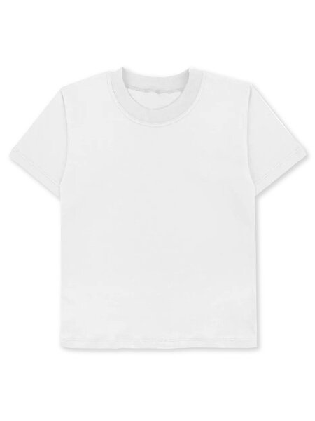 Футболка Мальчикам Юлала Белый Без рисунка (фото 1)