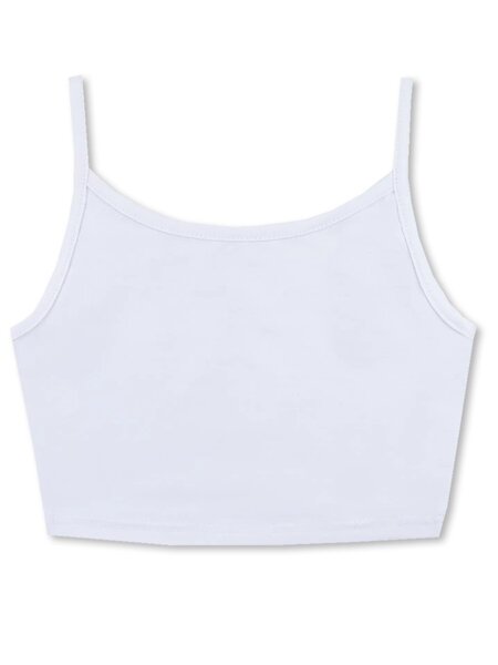 Топ Девочкам Юлала Белый Без рисунка (фото 1)